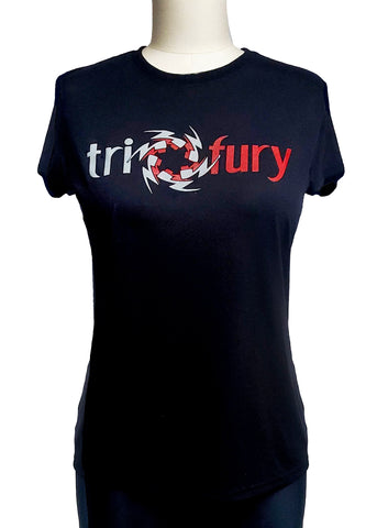 Women's Black Tech Shirt - Closeout