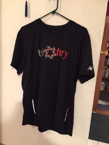 Women's Black Tech Tshirt (Sport-Tek)